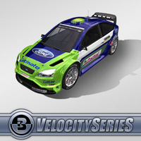 3D Model Download - Race Car - 2007 Ford WRC